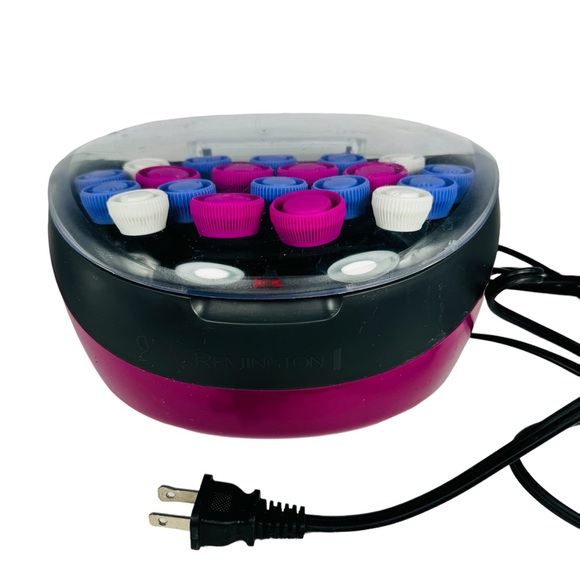 Remington Ionic Velvet Hot Rollers H-5600 3 Sizes NO CLIPS!Tested Working - Picture 1 of 11